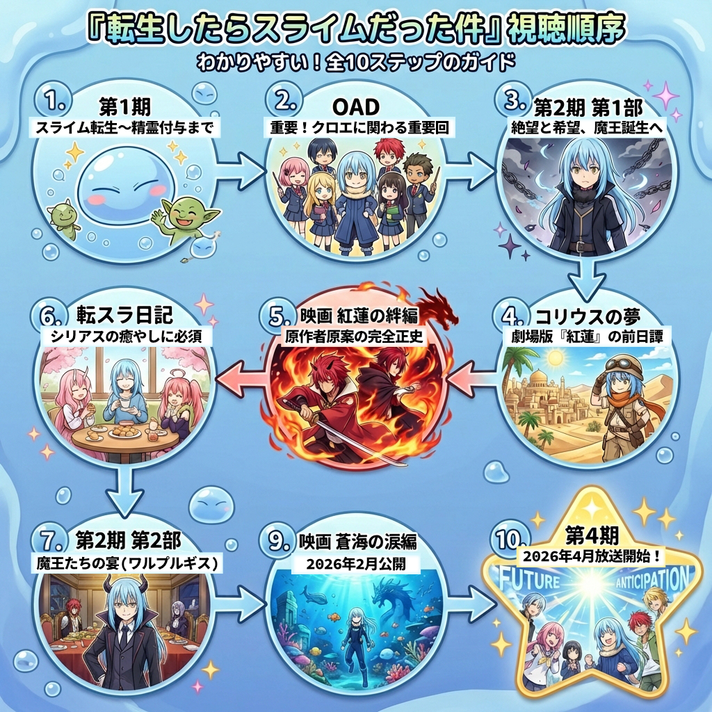 転スラおすすめ視聴ルート